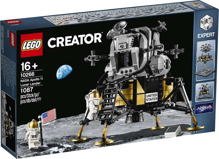 Aanbiedingen LEGO Creator Expert NASA Apollo 11 Maanlander - 10266