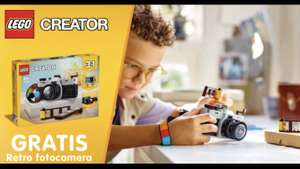 Gratis Lego Creator Retro fotocamera bij aankoop van 50 euro aan Lego en Duplo