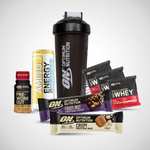 [bol.com] Optimum Nutrition Exercise Starter Kit - 5 Proteine Poeder Sachets - Shaker - Pre Workout - 2 Eiwitepen - Amino Energy - €8,25