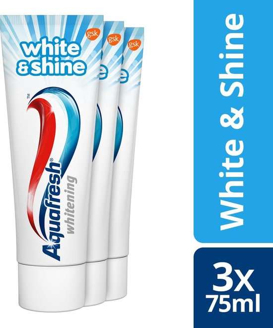 Aquafresh Tandpasta White & Shine 3x75 ml