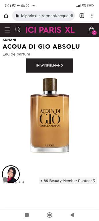 Giorgio Armani Acqua di Gio Absolu - Eau de parfum (200ml)