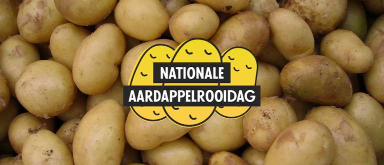 Gratis toegang en een gratis tasje aardappels. Nationale Aardappelrooidag.