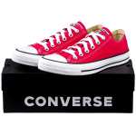 Converse All Stars Lage Sneakers (grijs maten 37, 38 en 40 en/of rood maat 36)