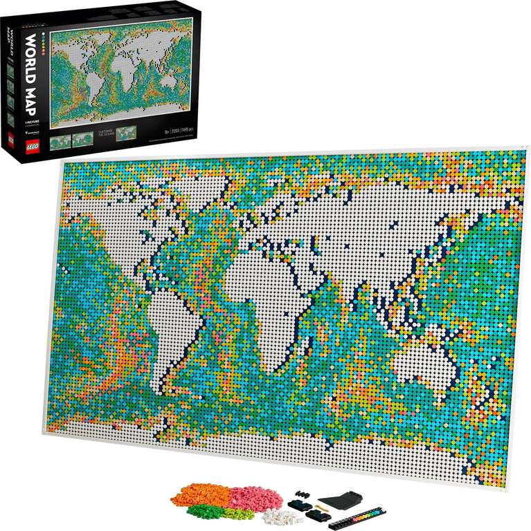 LEGO 31203 World Map (Wereldkaart)