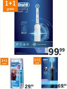 Oral-B elektrische tandenborstel 1+1gratis, ook te combineren met tandpasta!