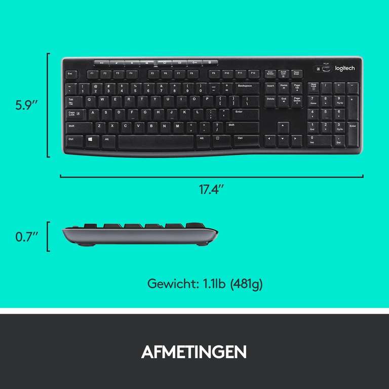 Logitech MK270 toetsenbord