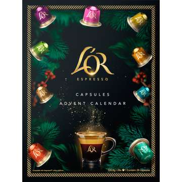 L'OR Espresso - Capsule Adventskalender (24 verschillende koffiecups) @ Kruidvat