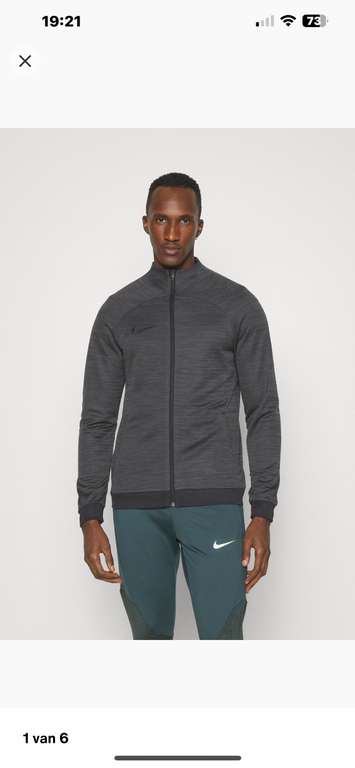 Nike Academy Track Jacket - Trainingsvest grijs