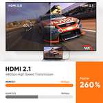 Ariskeen HDMI 2.1-kabel 3m 120hz 4K