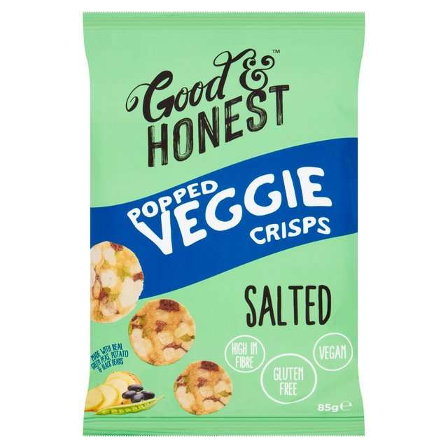 Good & Honest Salted Popped Veggie Crisps @ Xenos