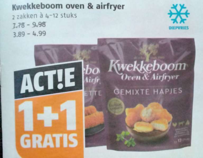 1 + 1 gratis Kwekkeboom oven & airfryer @ Poiesz