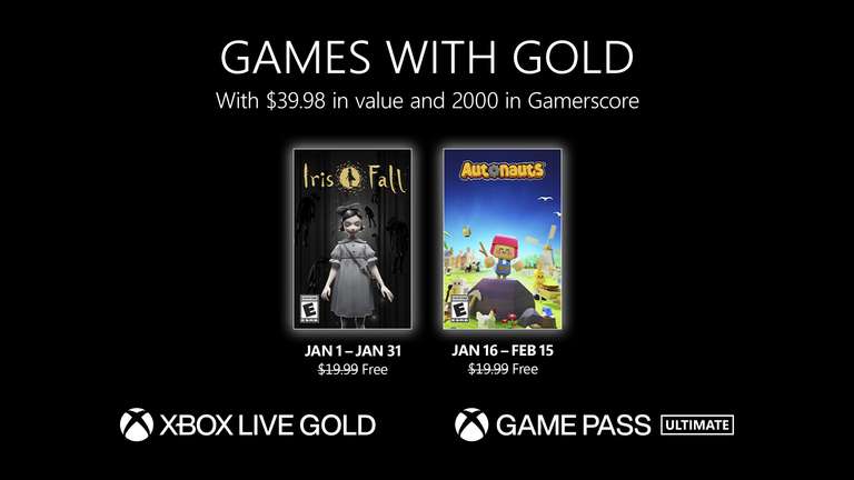 Xbox Gold Games voor januari 2023