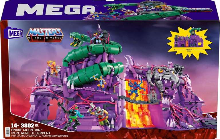 MEGA Masters of the Universe Snake Mountain Collector Set , HHD16