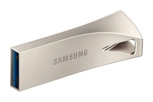 Samsung USB-stick type A BAR Plus | MUF-12BE3/APC | 128GB | 400 MB/s lezen | 60 MB/s schrijven | USB 3.1 Flash Drive | Sleutelring