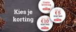 Koffievoordeel kortingscodes | Gratis bezorging, €5 korting vanaf €50 en €10 vanaf €100 |