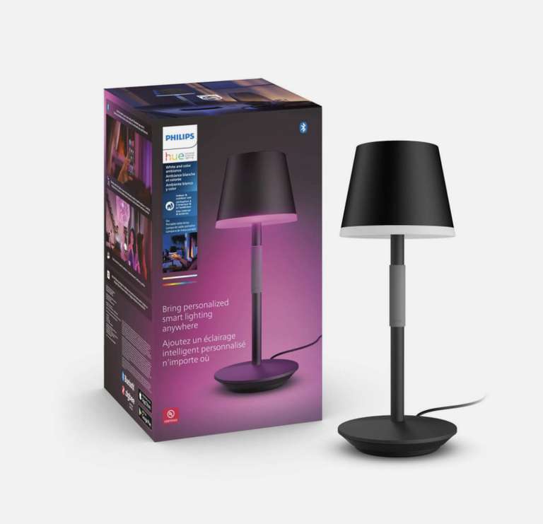 Hue Go draagbare lamp (zwart) €115,33 inc. verzenden @ Amazon.de