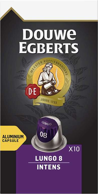Douwe Egberts Coffee Cups Lungo Intense 100 Capsules