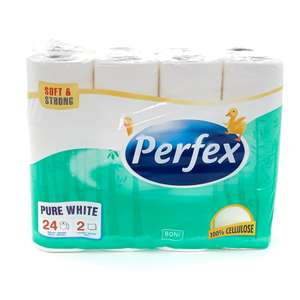 Perfex toiletpapier 2 laags Soft & Strong - 288 rollen = €0,26 per rol