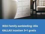 Alle KALLAX inzetten 3+1 gratis (en verlaagde prijzen) @IKEA