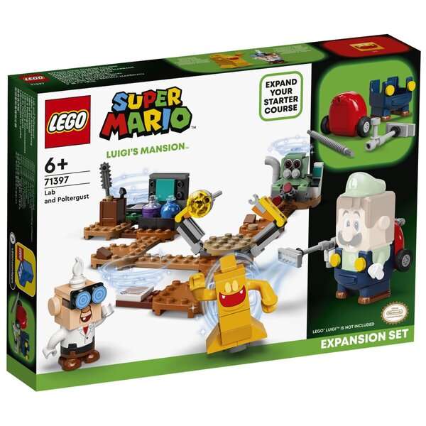 LEGO Super Mario 71487 Avonturen met Luigi + Lego Super Mario 71397 Luigi's Mansion-Lab en Spookzuiger GRATIS
