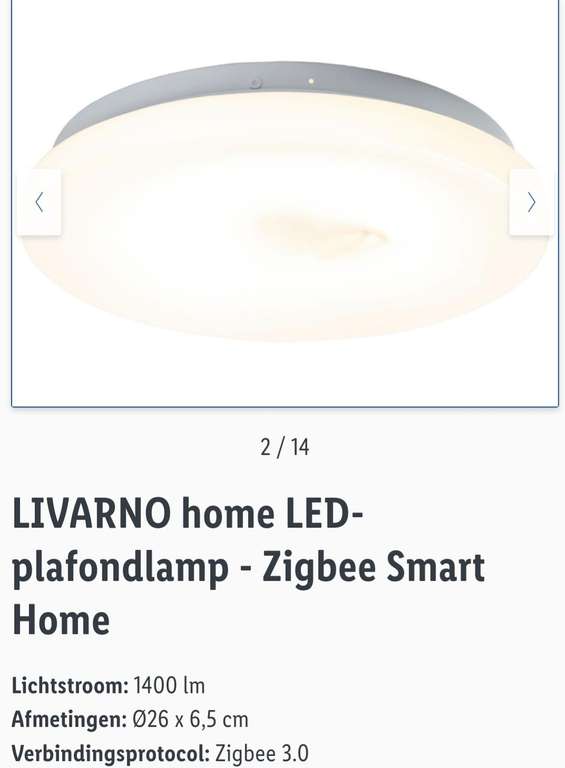 LIVARNO home LED-plafondlamp - Zigbee Smart Home