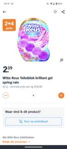 Witte Reus brilliant gel spring rain toiletblok (2+4 gratis)