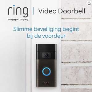 Ring videodeurbel 2 | brons/zwart @ Amazon Prime NL
