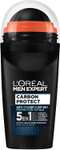 Men Expert L'Oréal Carbon Protect Ice Fresh Deodorant voor heren, verpakking van 6 stuks (6 x 50 ml)
