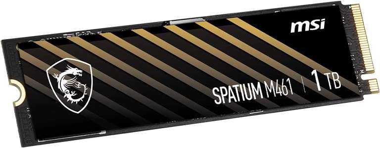 MSI Spatium M461 1TB SSD PCIe 4.0 NVMe