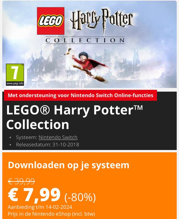 [nintendo eShop Switch] LEGO Harry Potter Collection