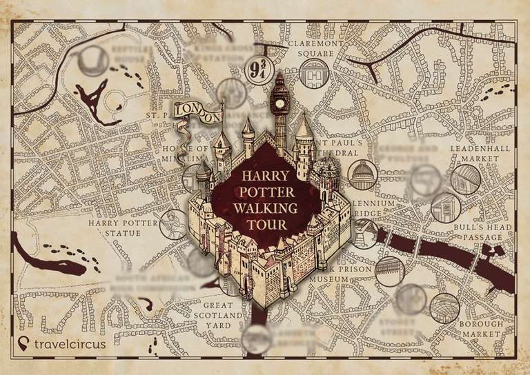 Harry Potter Filmlocations Walking Tour met logies ontbijt in Londen vanaf € 49 p.p. @ Travelcircus