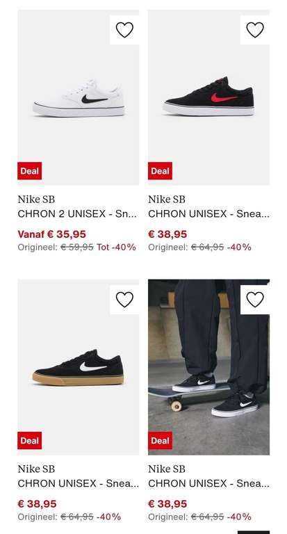 Nike SB Chron 2 unisex (verschillende kleuren)