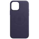 Apple Leather Backcover MagSafe voor de iPhone 12 (Pro) - Deep Violet + 250 ING Punten