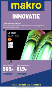 LG OLED A2 tv’s 48” voor €688,49 en 55” voor €748,99 @Makro
