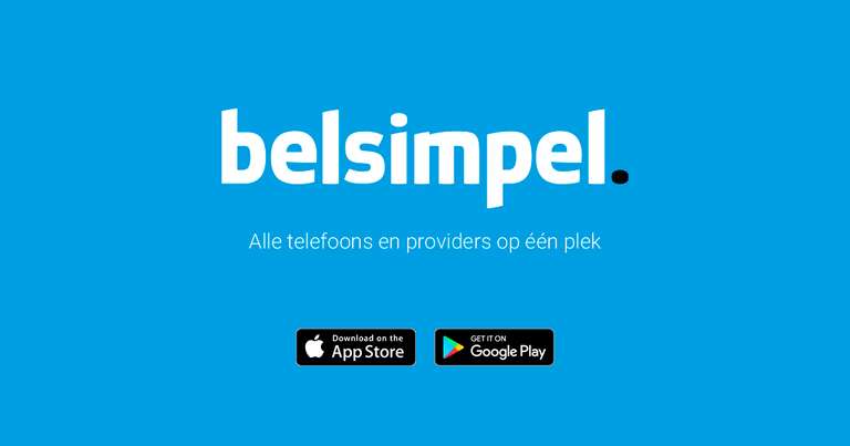 Eerste 12 maanden voor €1,- pm bij 50+ mobiel (20GB = €5,25) @belsimpel