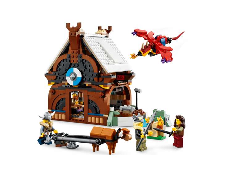 LEGO Creator 3-in-1 Vikingschip en de Midgaardslang (31132)