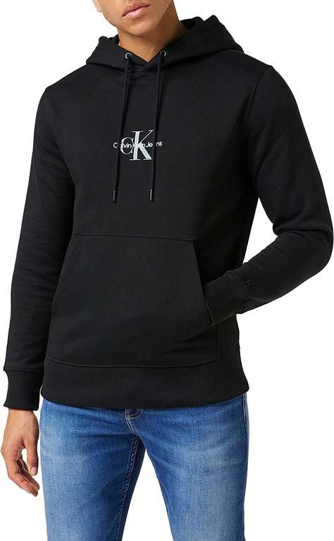 Calvin Klein Jeans Monogram hoodie heren zwart voor €29,90 @ Amazon.nl