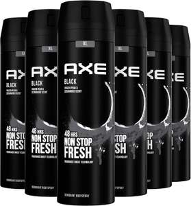AXE Deodorant Bodyspray Black - 6 x 200 ml - Voordeelpakket
