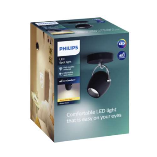 (2x) Philips Rivano opbouwspot- LED - 4,2W & 430 Lumen