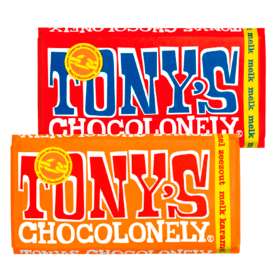 Tony's Chocolonely Chocoladerepen 2 voor €3,99