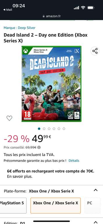 Pre-order: Dead Island 2 Day One Edition (PS5, Xbox Series, PS4, Xbox One)