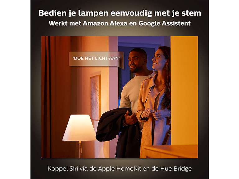 Philips Hue White and Color Ambiance Iris tafellamp (wit)