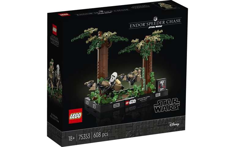 Lego Star Wars- Endor Speederachtervolging Diorama - 75353 - Lego