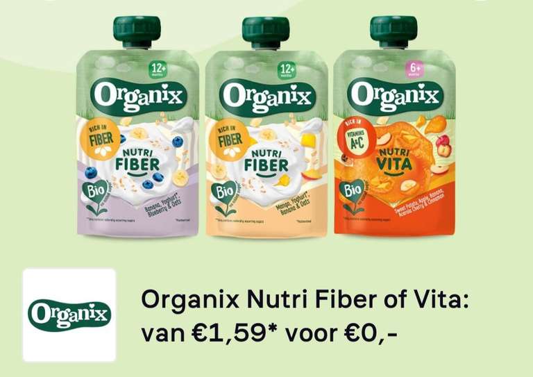 Scoupy Organic Nutri Fiber of Vita gratis