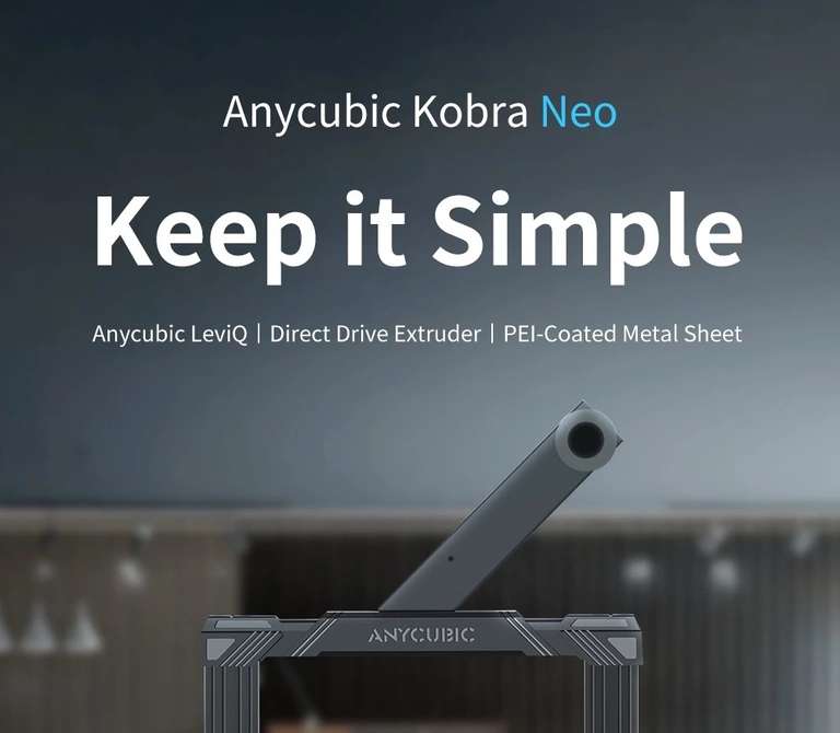 Anycubic Kobra Neo 3d printer voor €149 @ Geekbuying