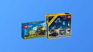 LEGO 40712 Micro Rocket Launchpad + LEGO City 40582 4×4 Off-Road Ambulance Rescue als GWP's