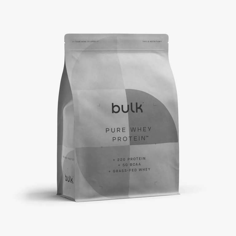 Bulk.com 94,85 voor 5kg eiwit