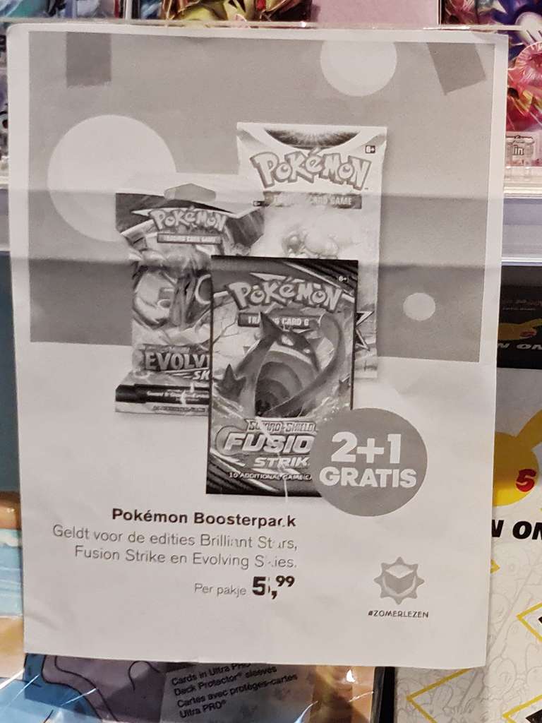[Lokaal?] 2+1 op Pokémon boosterpacks bij de AKO op Leiden Centraal