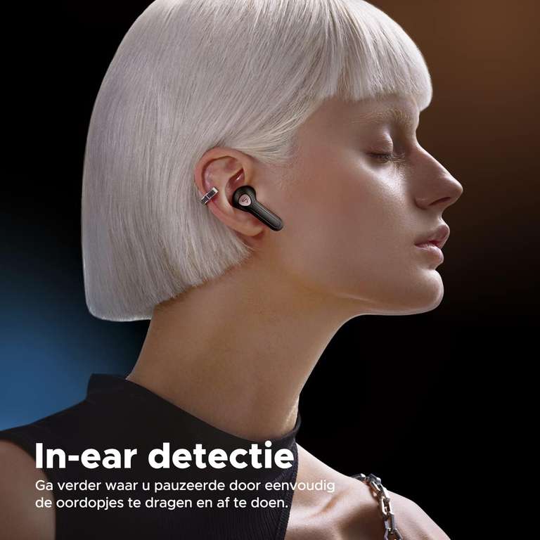 SoundPeats Air3 Deluxe HS Bluetooth In-Ear oortjes (Zwart)