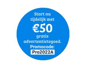 Tijdelijk €50 gratis advertentietegoed bij Marktplaats Pro